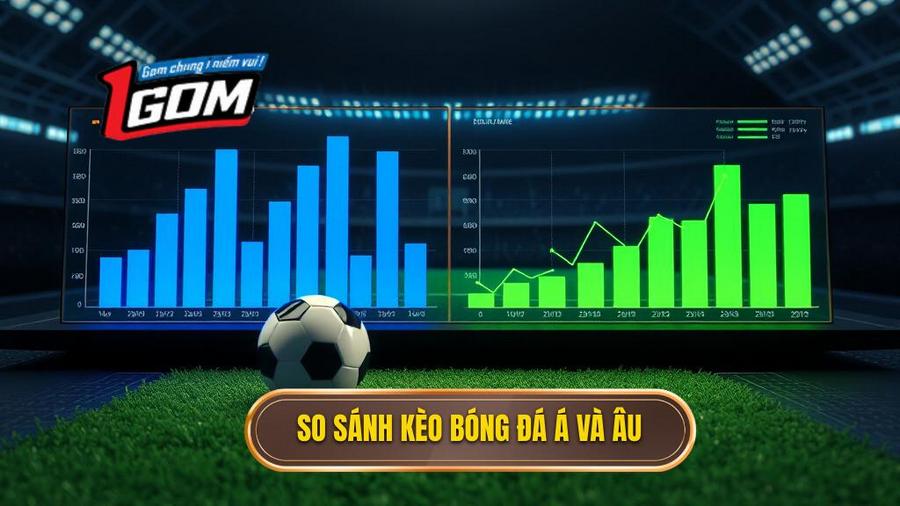 Bảng so sánh kèo bóng đá châu Á và châu Âu chi tiết