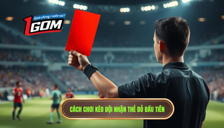 1. Cách chơi kèo đội nhận thẻ đỏ đầu tiên