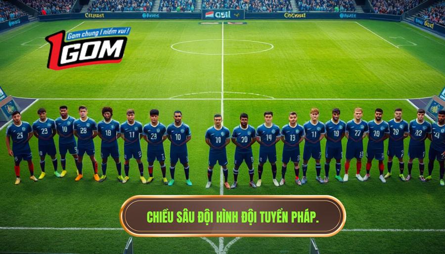 1. Chiều sâu đội hình đội tuyển Pháp.
